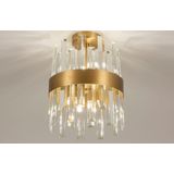 Lumidora Plafondlamp 74985 - 6 Lichts - G9 - Goud - Messing - Transparant - kleurloos - Glas - ⌀ 25 cm