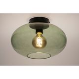 Lumidora Plafondlamp 74441 - E27 - Zwart - Groen - Metaal - 30 cm