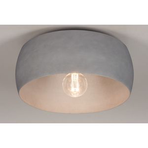 Lumidora Plafondlamp 74200 - E27 - Grijs - Betongrijs - Metaal - 45 cm