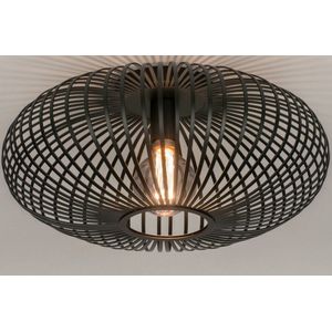 Lumidora Plafondlamp 73608 - E27 - Zwart - Metaal - ⌀ 49 cm
