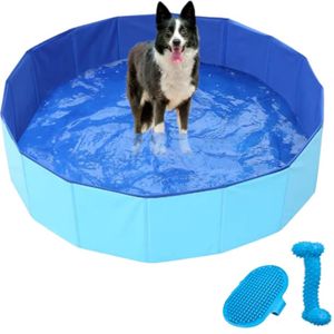 Zwembadje voor kinderen en huisdieren - Hondenzwembad - Hondenbad - Bad voor Honden, Huisdieren - Opzetzwembad - 120x120x30cm