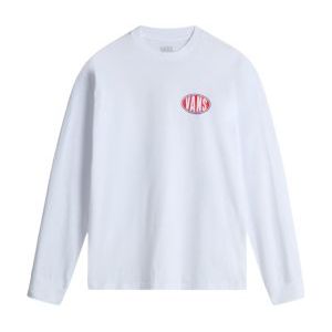 Vans für Herren. VN000JT8WHT1 Spray On T-shirt weiß (L), Lässig, Baumwolle, Langarm