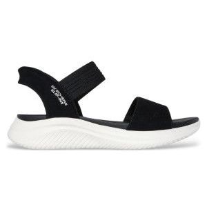Skechers für Damen. 119804 Slip-ins Ultra Flex 3.0 Summerville Schwarz Sandalen (36), 3 bis 5 cm, Keine, Lässig