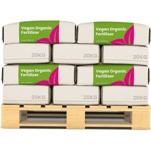 Vegan Plantaardige Meststof (20x = 400 kg – voor 4.000 m2)