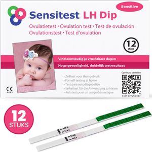 Sensitest Ovulatietest Dipstick Sensitive, Pakket 48 stuks