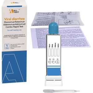 Virale Diarree Combo Sneltest (Norovirus, Rotavirus, Adenovirus & Astrovirus) – Zelftest
