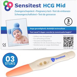 Sensitest Zwangerschapstest Vroeg 4 dagen Midstream, Pakket 36 stuks