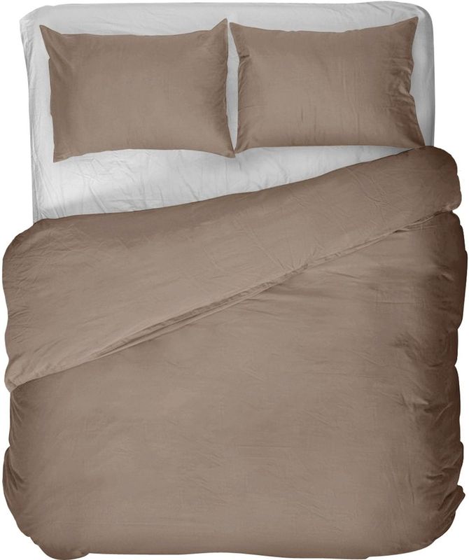 Kayori - Saya - Dekbedovertrek - Mokka - Lits-jumeaux 240x200/220 + 2 Slopen