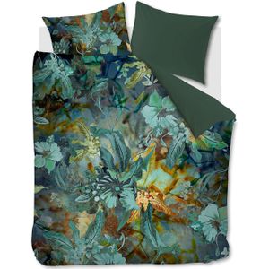 Kardol - Floral Embrace - Dekbedovertrek - Blue Green