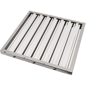 Lamellenfilter 400x400x25mm (Type A) voor Horeca Afzuigkap