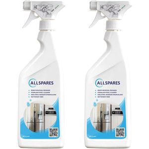 2x AllSpares RVS Reiniger 500ml