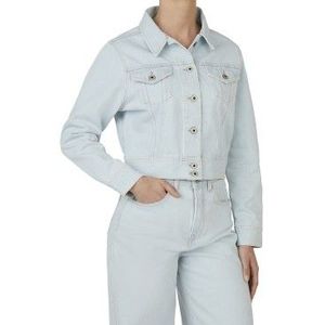 Pepe Jeansvoor vrouwen. PL402431PG2 Kort jack blauw (M), Casual, Katoen, Denim, Duurzaam