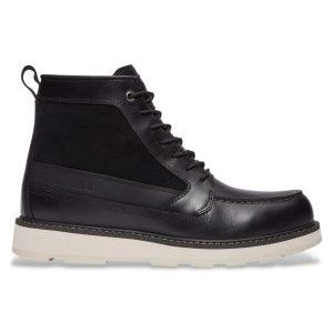 Timberlandvoor mannen. TB0A6CE2W021 Britton Mills waterdichte laarzen zwart (41), Leer, Plat, Veters, Casual, Buiten