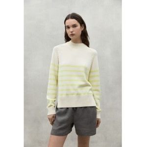 ECOALFvoor vrouwen. MCWGAKNMOLIE0649S24-526 Molie beige trui (M), Casual, Lange mouwen, Biologisch katoen, Duurzaam
