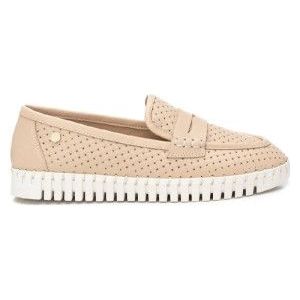 Carmelavoor vrouwen. 16230303-CAMEL Bruin leren loafers 162303 (37), Leer, Plat, Geen, Casual