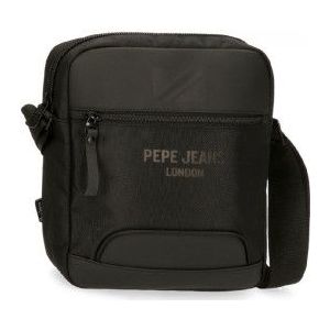 Pepe Jeansunisex. 7065641 Bromley zwarte laptop boodschappentas (OSFA), Casual, Polyester