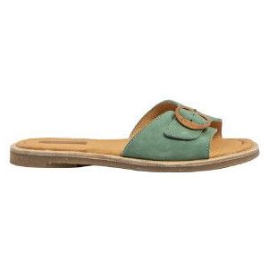 El Naturalistavoor vrouwen. 2569011IO005_0B0 Leren sandalen N5690 groen (41), Leer, Plat, Geen, Casual