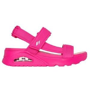 Skechersvoor vrouwen. 119814 Sandalen Uno Fun Stand roze (40), 3 tot 5 cm, Klittenband, Casual