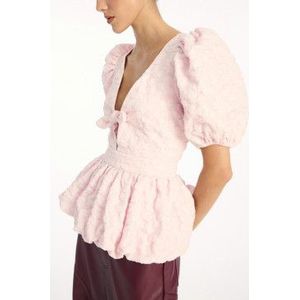 Rotatevoor vrouwen. 114793191 Marie blouse roze (38), Casual, Feest, 3/4 mouw, Gerecycled polyester, Duurzaam