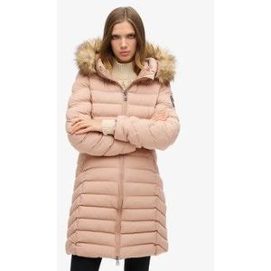 Superdryvoor vrouwen. W5011789A Fuji Jas Medium zwart (XL), Casual, Gerecycled polyester, Duurzaam