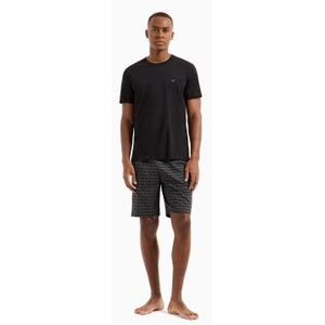 Emporio Armani - EM000399_AF10801 - Korte Pyjamaset - Blauw - Katoen