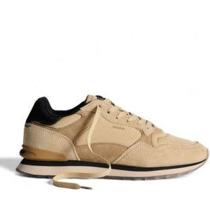 HOFFvoor vrouwen. 22402012 Trieste beige leren sportschoenen (39), Leer, Plat, Veters, Casual