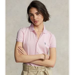 Polo Ralph Laurenvoor vrouwen. 211870245003 Polo Julie roze (L), Casual, Katoen, Korte mouwen