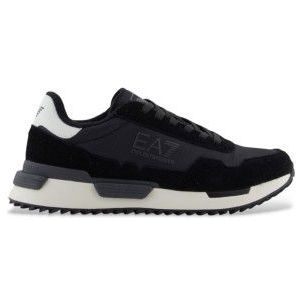 EA7unisex. 7X000380_AF19175 Beige Vintage Leren Sneakers (38), Leer, Plat, Veters, Casual