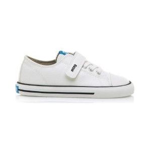 Mustang Kidsunisex voor kinderen. 49065 Trainers Respect wit (33), Plat, Veters, Casual, kinderkleding