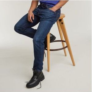G-Starvoor mannen. D25521-D829-89 Jeans 3301 Recht Blauw (36/32), Casual, Katoen, Denim