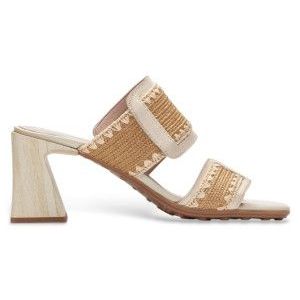 Hispanitas - Hv253946 - Slippers - Zwart - Raffia Leer