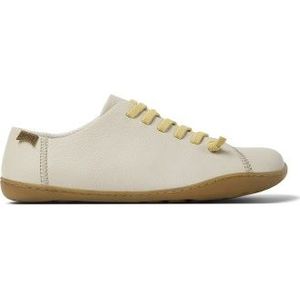 Campervoor vrouwen. K200514-063 Peu Cami beige leren sportschoenen (38), Leer, Plat, Veters, Casual