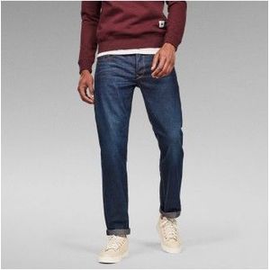 G-Starvoor mannen. 51002-4639-89 Jeans 3301 Recht Blauw (40/34), Casual, Katoen, Denim