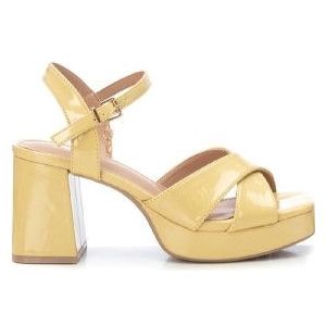 Xtivoor vrouwen. 14235605-AMARILLO Sandalen 142356 geel (39), 8 tot 10 cm, Gesp, Casual