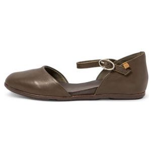 El Naturalistavoor vrouwen. 2ND544FE0005_0G3 Leren sandalen Nd54 Stella groen (40), Leer, Plat, Gesp, Casual