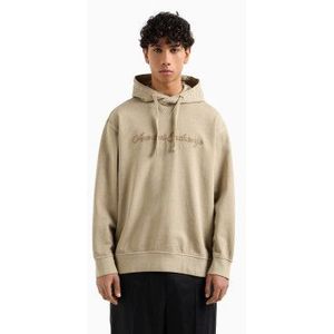 Armani Exchangevoor mannen. XM000507AF13050U6167 Frans beige katoenen sweatshirt (L), Casual