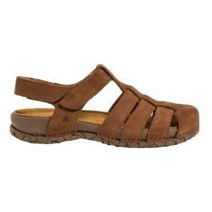 El Naturalistaunisex. 2586211ND005_023 Leren sandalen N5862 Tabernas bruin (40), Leer, Plat, Klittenband, Casual