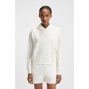 HUGOvoor vrouwen. 50490594 Sweatshirt Shuffle wit (L), Casual, Katoen, Modaal