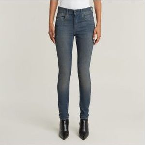G-Starvoor vrouwen. D19079-D637-C268 Jeans Lhana Skinny blauw (28/30), Casual, Katoen, Denim
