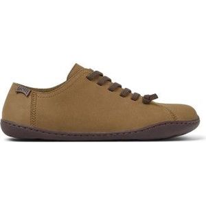 Campervoor vrouwen. 20848-251 Peu Cami bruin leren sportschoenen (40), Leer, Plat, Veters, Casual