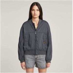 G-Starvoor vrouwen. D26004-D923-860 Bomberjack zomer grijs (XS), Casual, Viscose