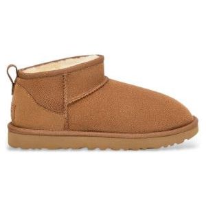 UGG - Classic Ultra Mini - Enkellaarsjes - Beige - Schapenvacht