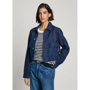 Pepe Jeansvoor vrouwen. PL402571 Yana spijkerjasje (M), Casual, Katoen, Denim