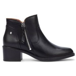 Pikolinos - Bacarot W2D-8674 - Enkellaars - Zwart - 100% Rundleer