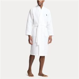 Polo Ralph Laurenvoor mannen. 714910651002 Jas met wit logo (L-XL), Homewear, Katoen, Lange mouwen