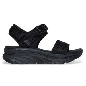 Skechersvoor vrouwen. 119824 Relaxed Fit sandalen: D'Lux Walker zwart (39), 5 tot 8 cm, Klittenband, Casual