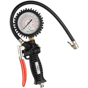 NEO - Bandenpompen - Aluminium - Maximale Werkdruk 12 Bar - Met Manometer