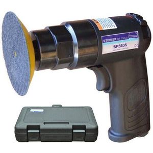 Poetsmachine 75mm velcro pad, in koffer met acc.