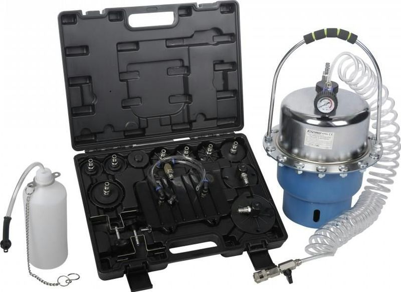 Remontluchterset - Pneumatisch - Geschikt voor Rem- en Koppelingssystemen - Inclusief Adapters