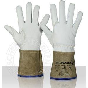 Tig lashandschoenen geitenleder Bull-Welder Maat 10